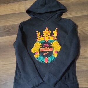 Nike Black Hoodie with Colorful Graphic